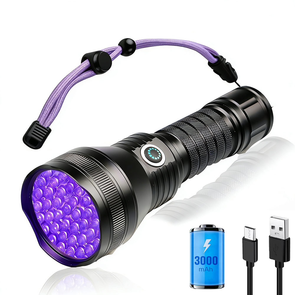 Amber Musk Oil - TOPCOM 51LED UV 懐中電灯 充電式 51