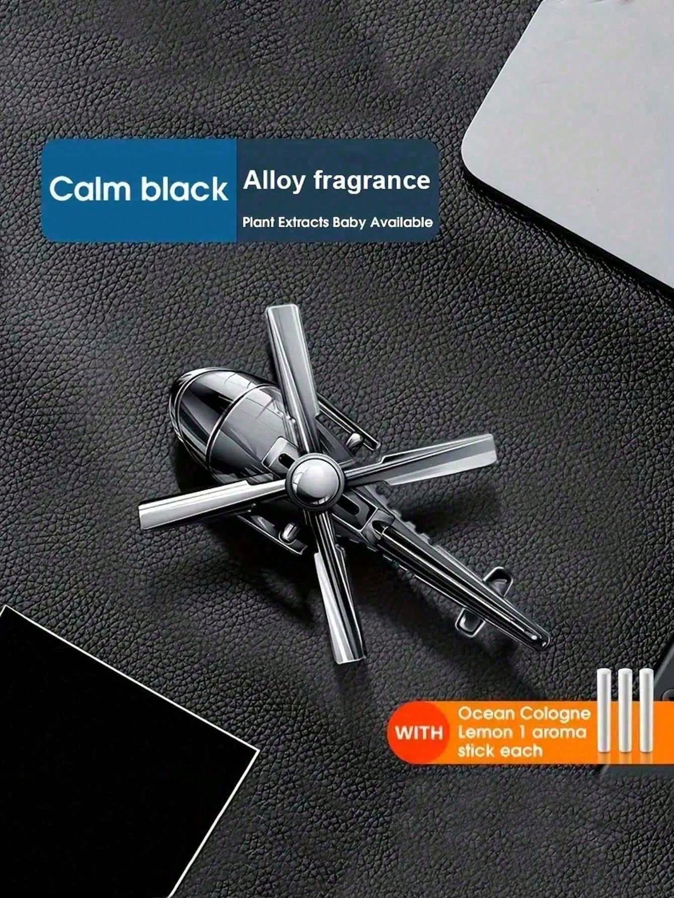 Perfume Và Fragrance - 1個入り、車のエアコン吹き出し口に取り付けるアロマディフューザー。ヘリコプター型で、車内に香りを広げ、エアコン吹き出し口を飾ります。回転式で、車内に香りを広げます。