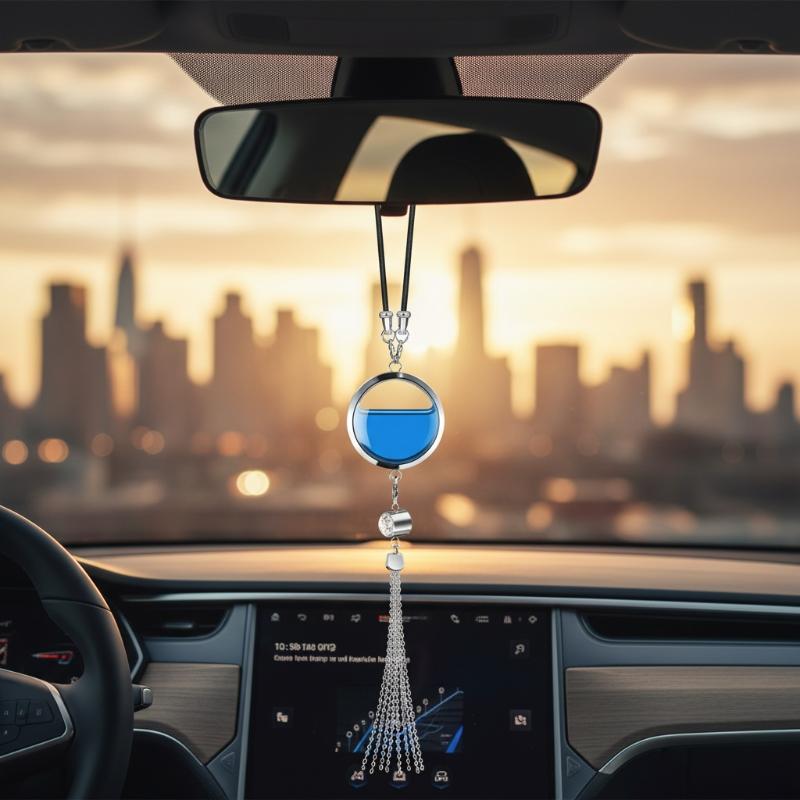 Perfume Fragrance Samples - 金属製の車用装飾ペンダント、香水の空瓶（香料は含まれていません）、フレグランスディフューザーの空瓶