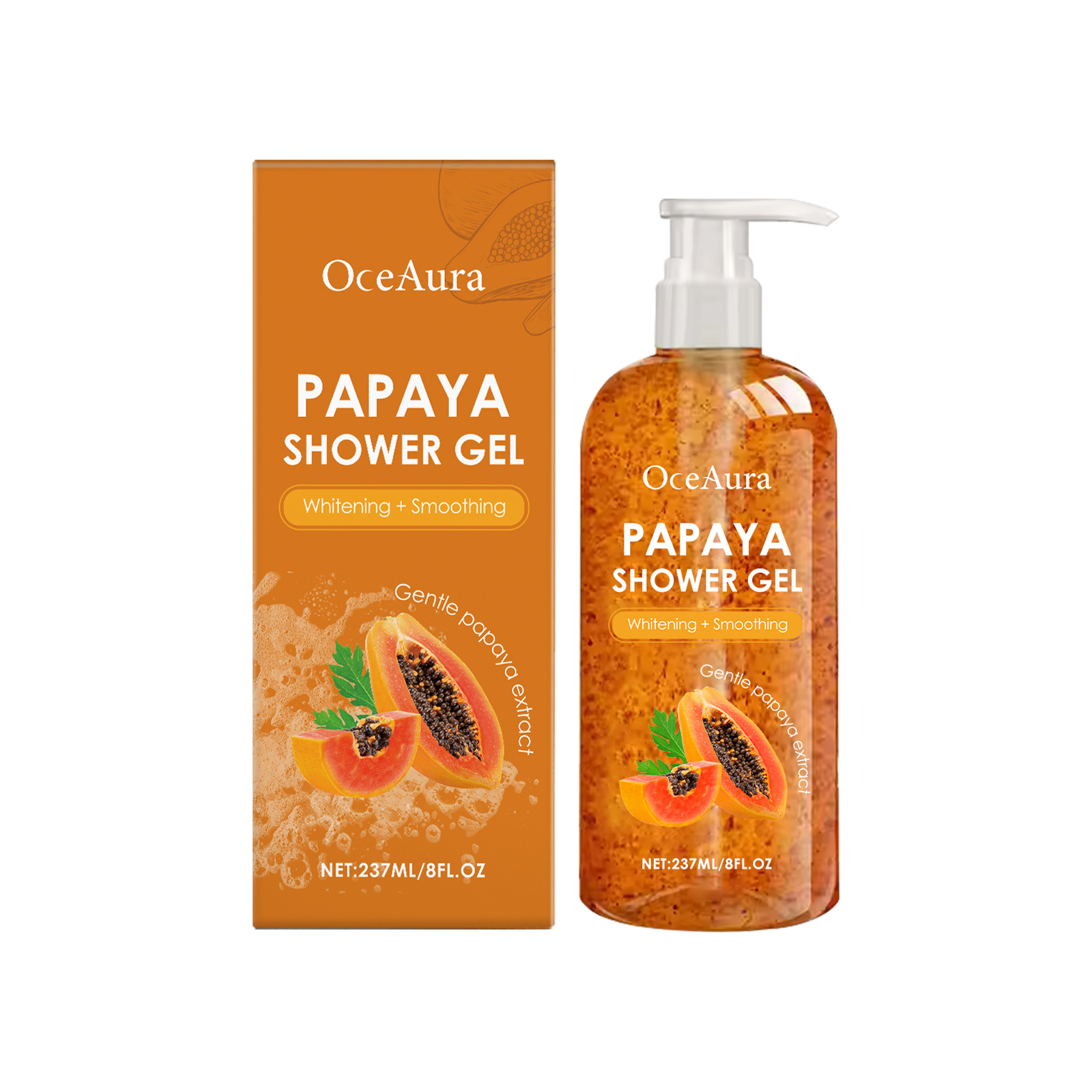 Perfume Fragrance Shower Gel - オセアウラ 香り豊かな美肌ボディウォッシュ さわやかで油分をコントロールする香り、保湿効果のある全身用シャワーローション