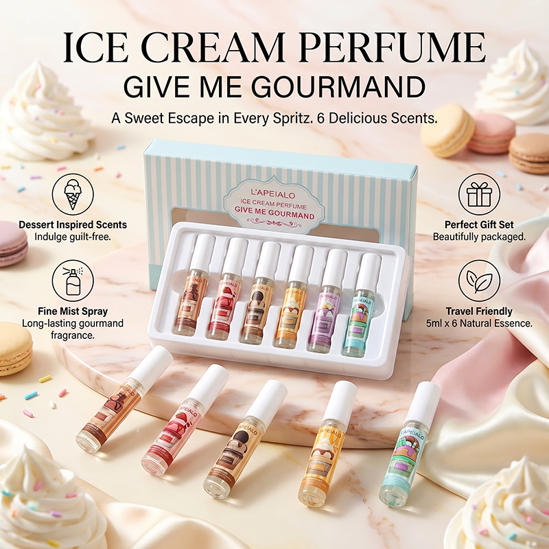 LAPEIALO アイスクリーム香水 6個入りギフトボックス - Perfume Light Fragrance のレビューと価格
