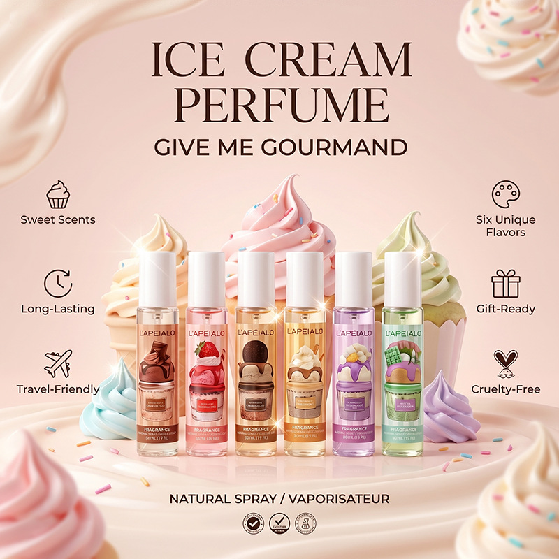LAPEIALO アイスクリーム香水 6個入りギフトボックス - Perfume Light Fragrance のレビューと価格
