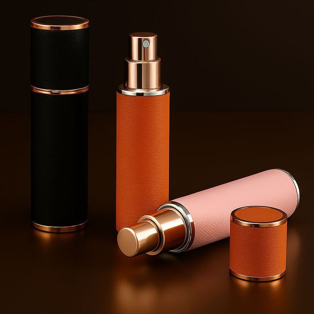 ファッション PU レザー香水瓶 10 ミリリットル花柄化粧 - Perfume Fragrance Samples のレビューと価格