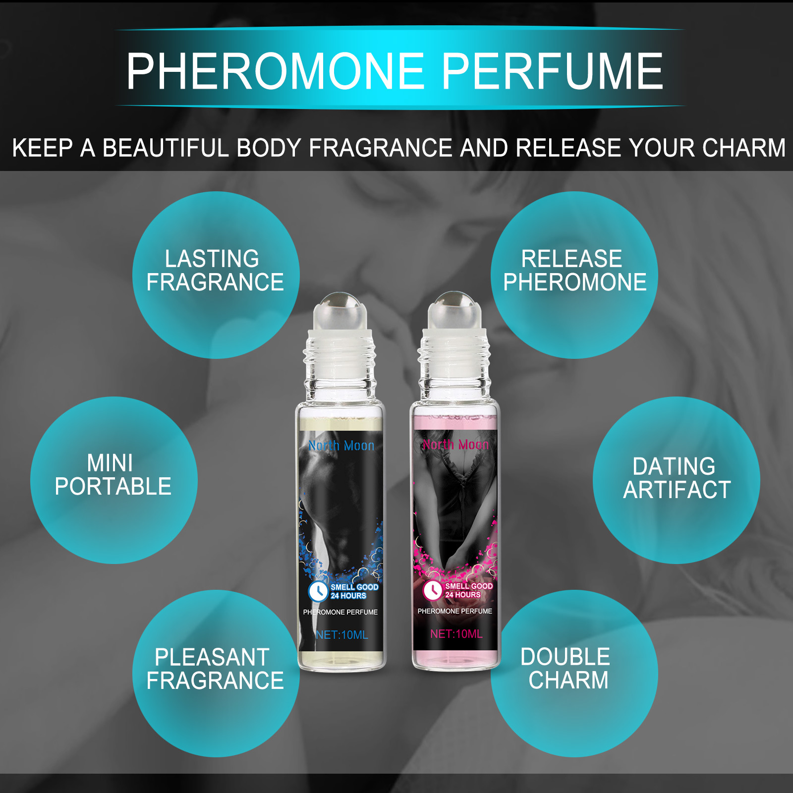 フェロモンロールオン香水、マイルド＆ナチュラル、長時間持続す - Perfume Light Fragrance のレビューと価格